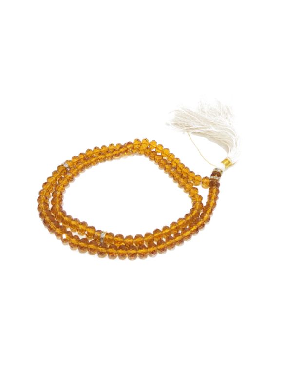 Crystal orange 8mm Tasbih