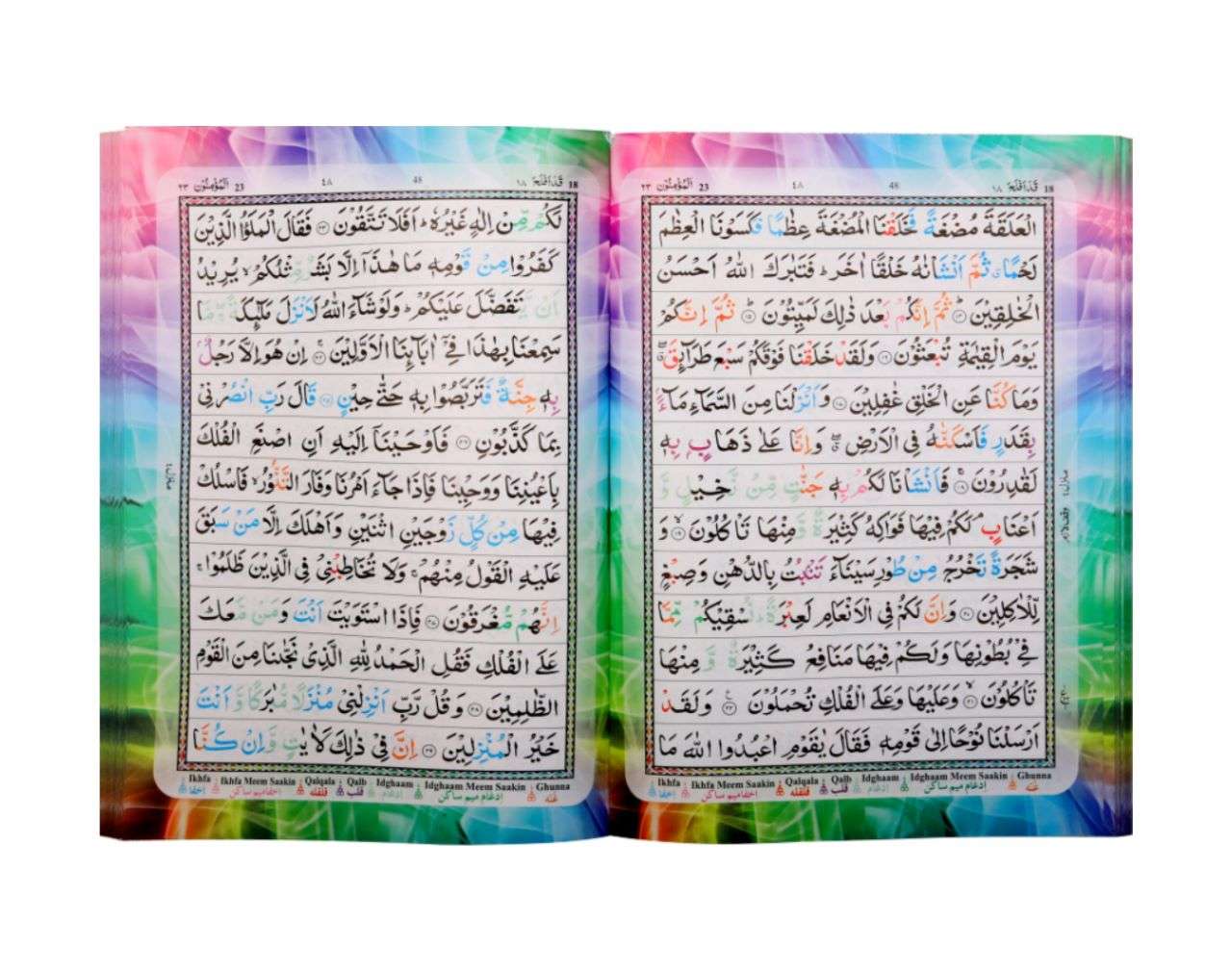 Juzu Amma (Special edition) Part 30th Of the Holy Quran (With Colour Coded Tajweed Rules in English)