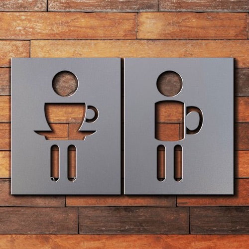 Rest Room Sign Metal Board