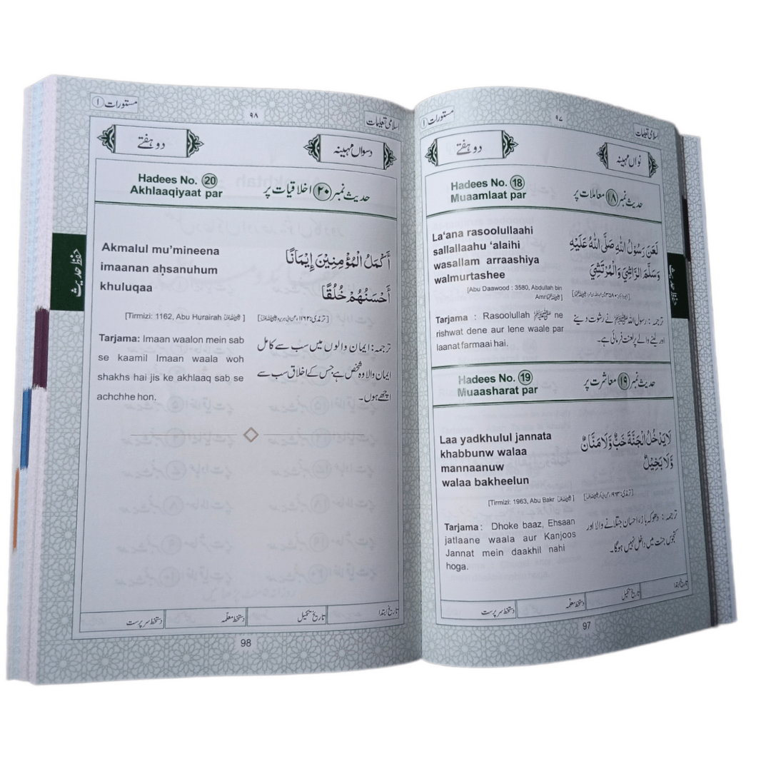 Deeniyat Women Course( 1st & 2nd Year)- Urdu Translation In Roman Script