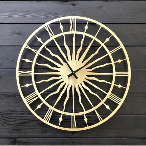 Designer Sun Wall Clock