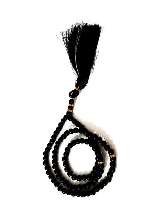 Black 8mm Tasbih