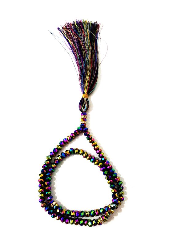 Multi Color Crystal 5mm Tasbih