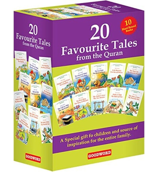 20 Favourite Tales from the Quran Gift Box (Ten Hard Bound books)