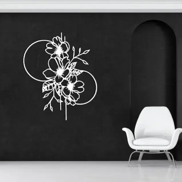 Metal Flower Wall Decor