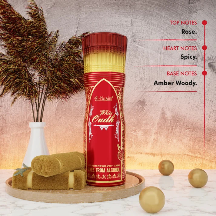 Al-Nuaim White Oudh Body Spray