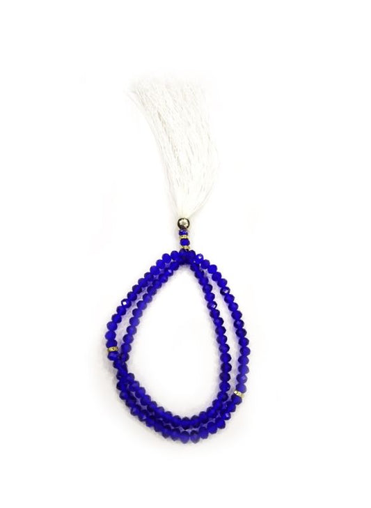 Crystal Royal Blue Tasbih - 5mm