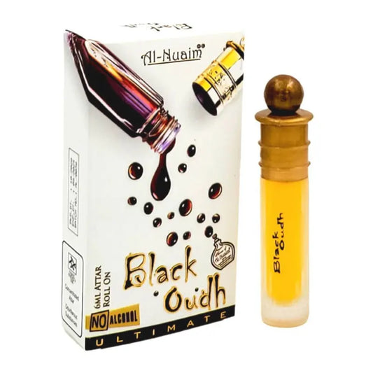 Al Nuaim Black Oudh Attar Roll On 6Ml
