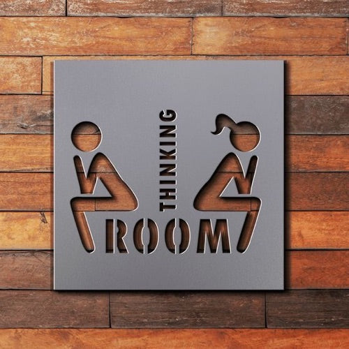 Rest Room Sign Metal Board