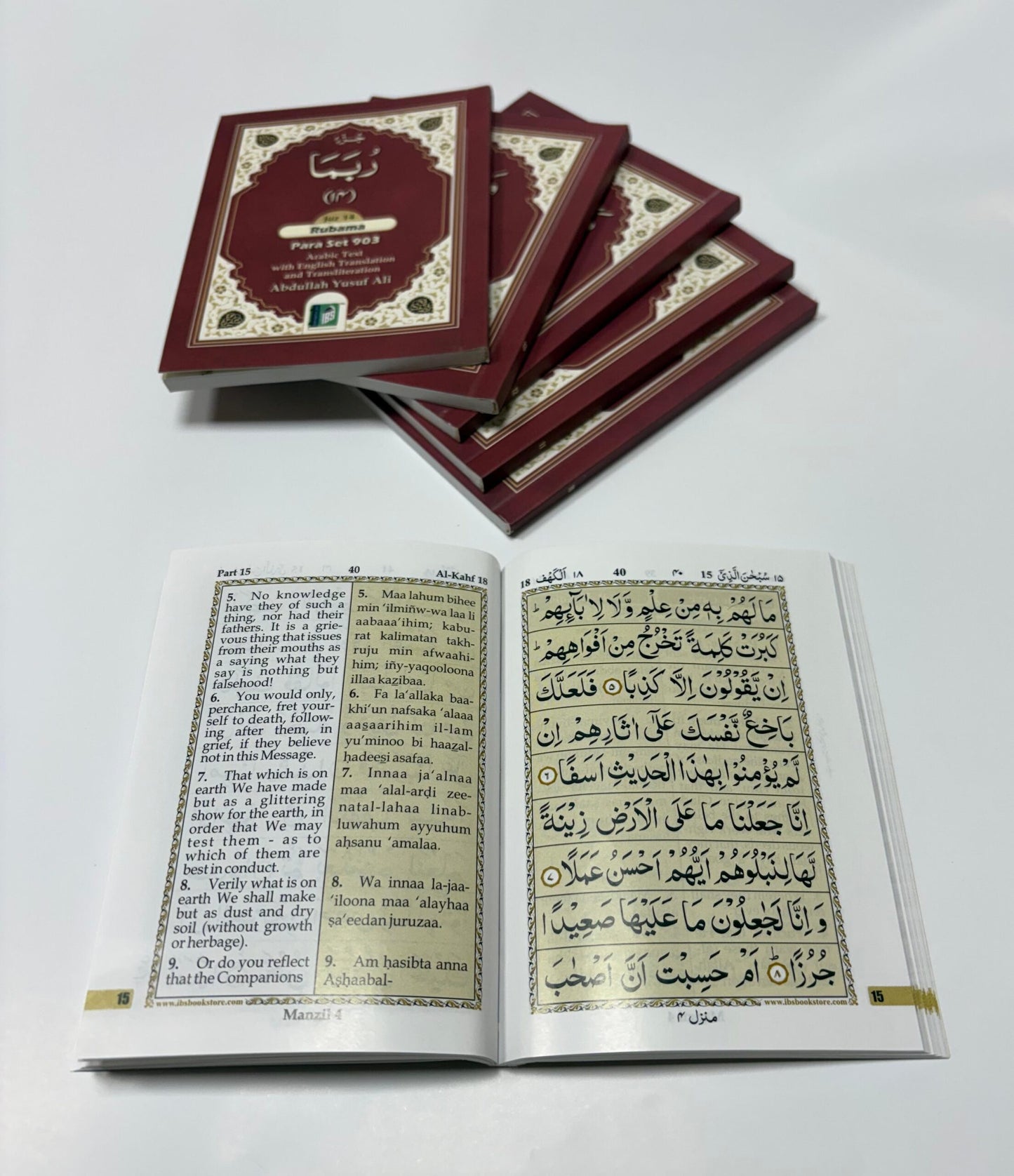 [30 vol set] Quran in Pocket size with Arabic, English &amp; Transliteration