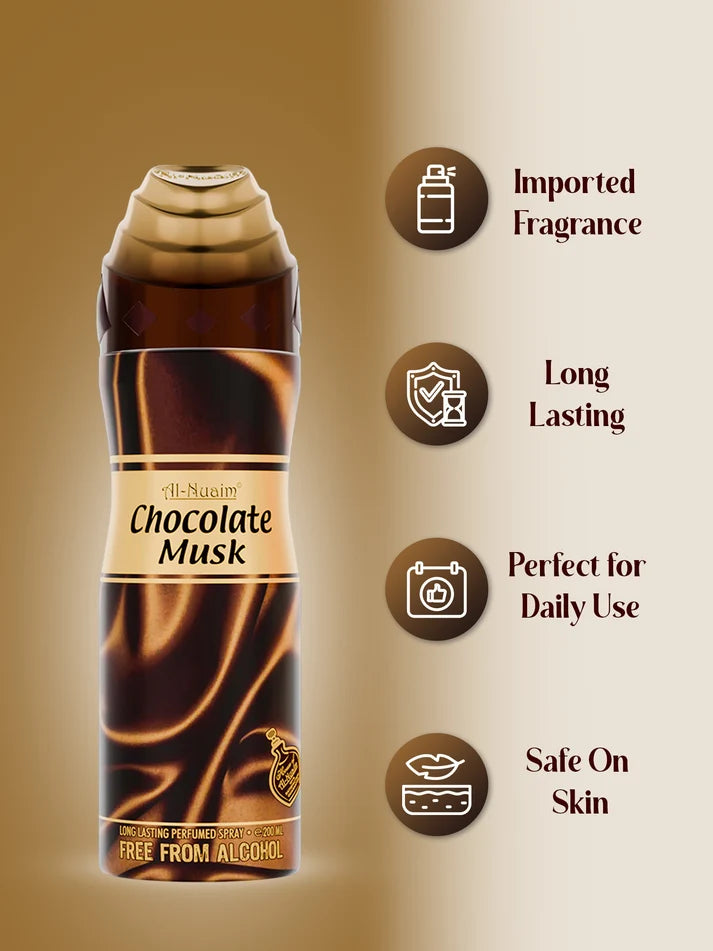 Al-Nuaim Chocolate Musk Body Spray