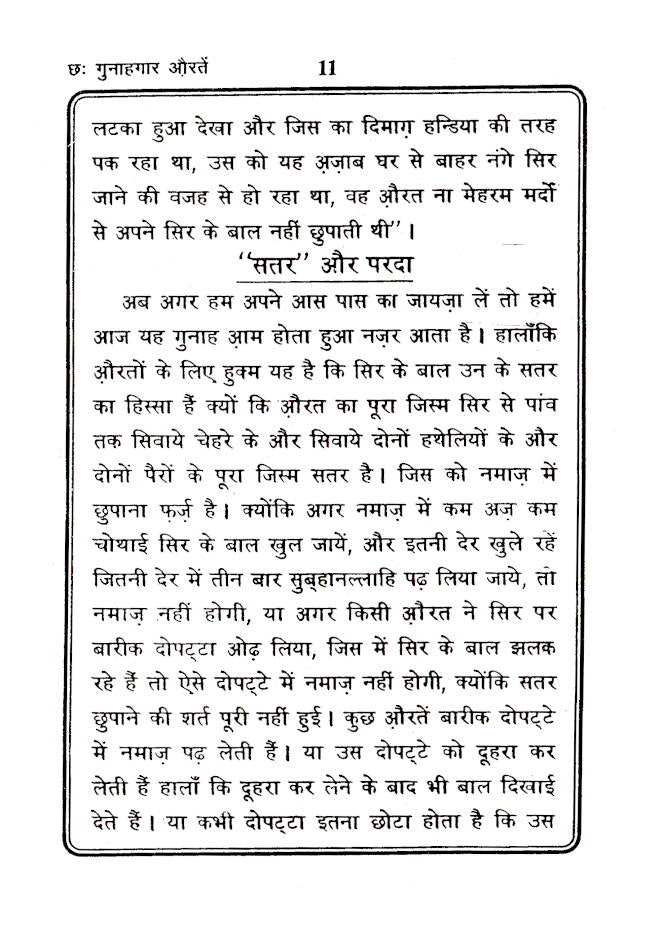 Chhai Gunahagar Aurtein – Hindi by: Maulana Abdur Rauf Sakkharwi