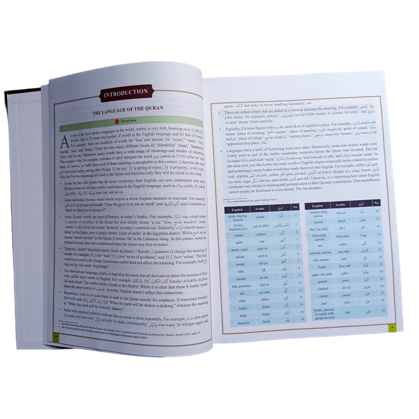 The Clear Quran Series Dictionary : Hardcover