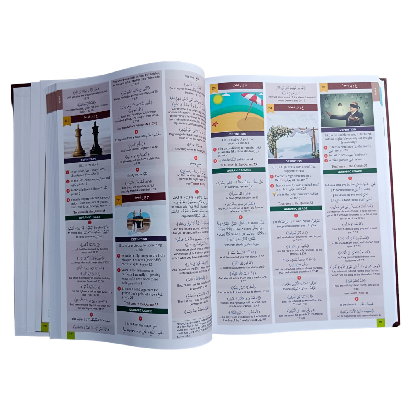 The Clear Quran Series Dictionary : Hardcover
