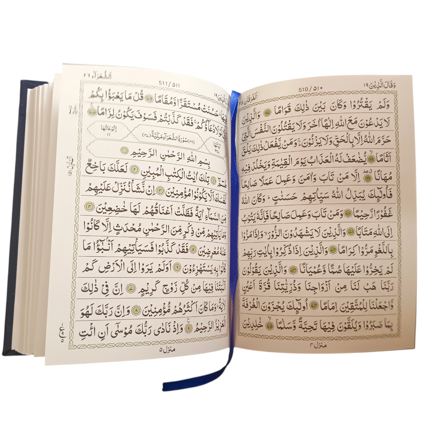 Deeniyat Quran[Blue]13Lines-Oil Paper