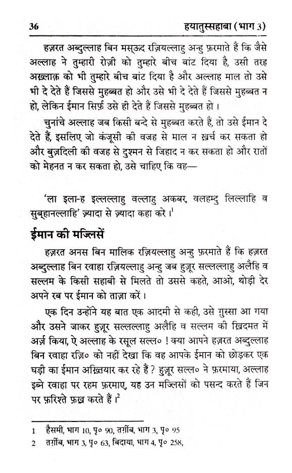 Hayatus Sahabah – 3 Vols Set – Hindi Lives of The Sahabah (Raz) in HINDI by: Maulana Muhammad Yusuf Kandhlawi (Rah)