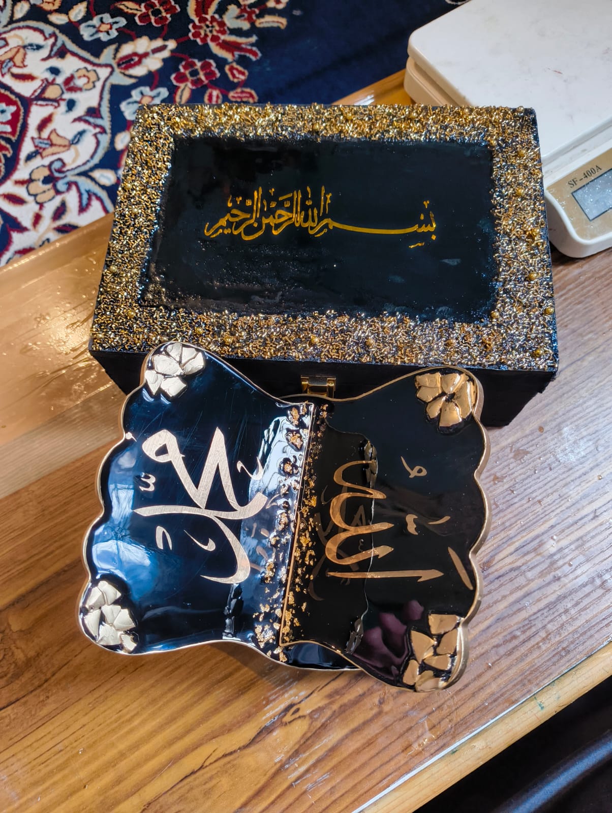 Personalised Resin Quran Stand | Rehal| Quran Stand |Quran Rehal | Bookmark | Resin Islamic Art