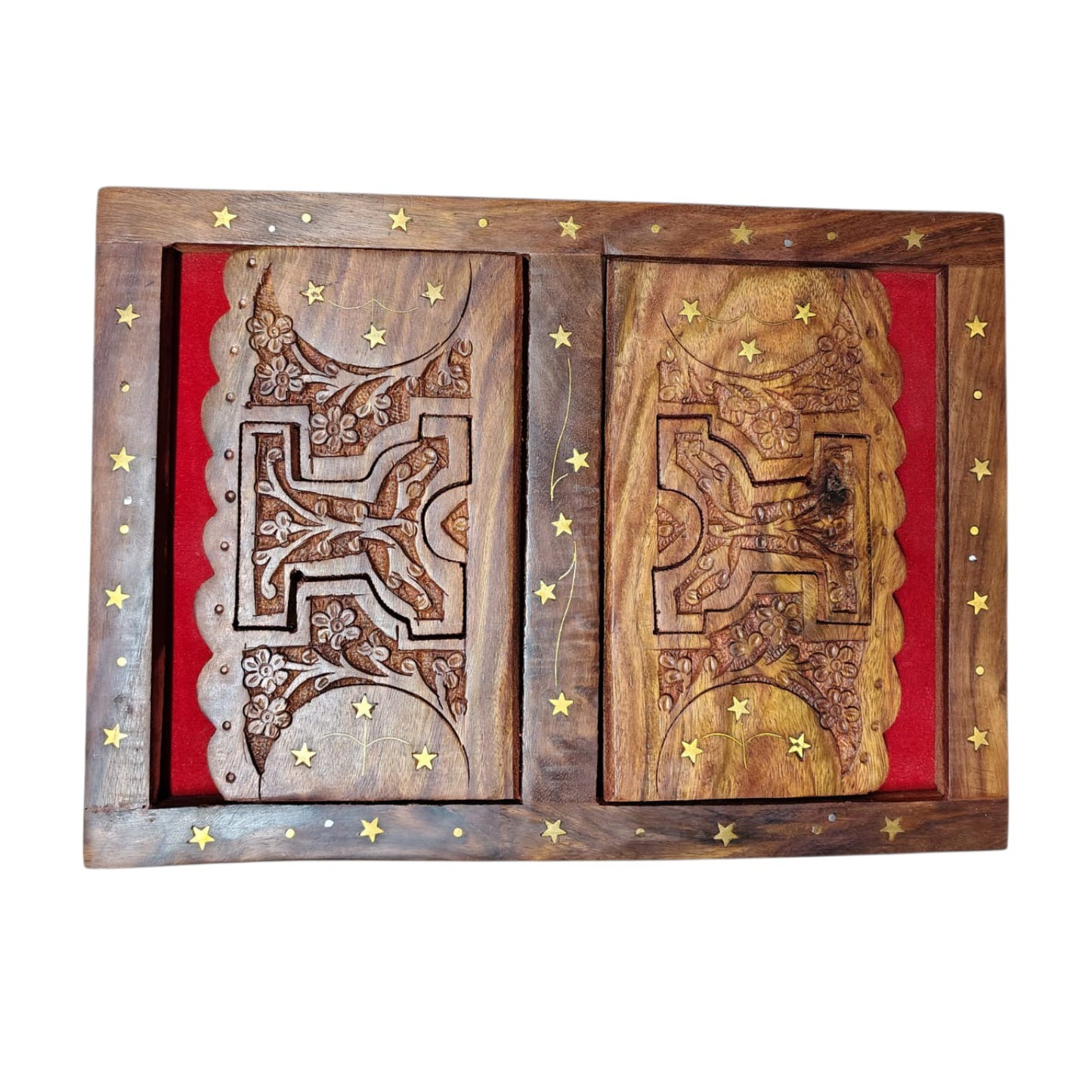Wooden Handicrafts Holy Quran Sharif Book Box With Rehal Stand – Keeping Islamic Rihal Reading Books Material, Standard Size, Strong Built Quality