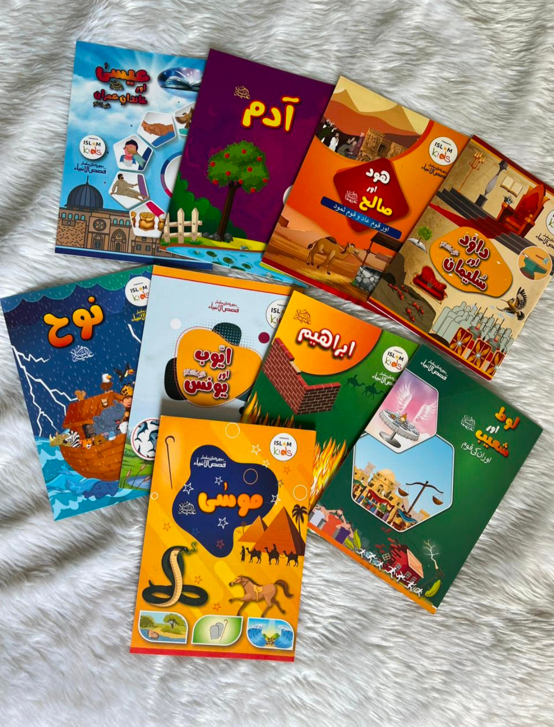 Prophets Sent By Allah The Stories Of The Prophets (Set Of 10 Story Books )-Urdu Language