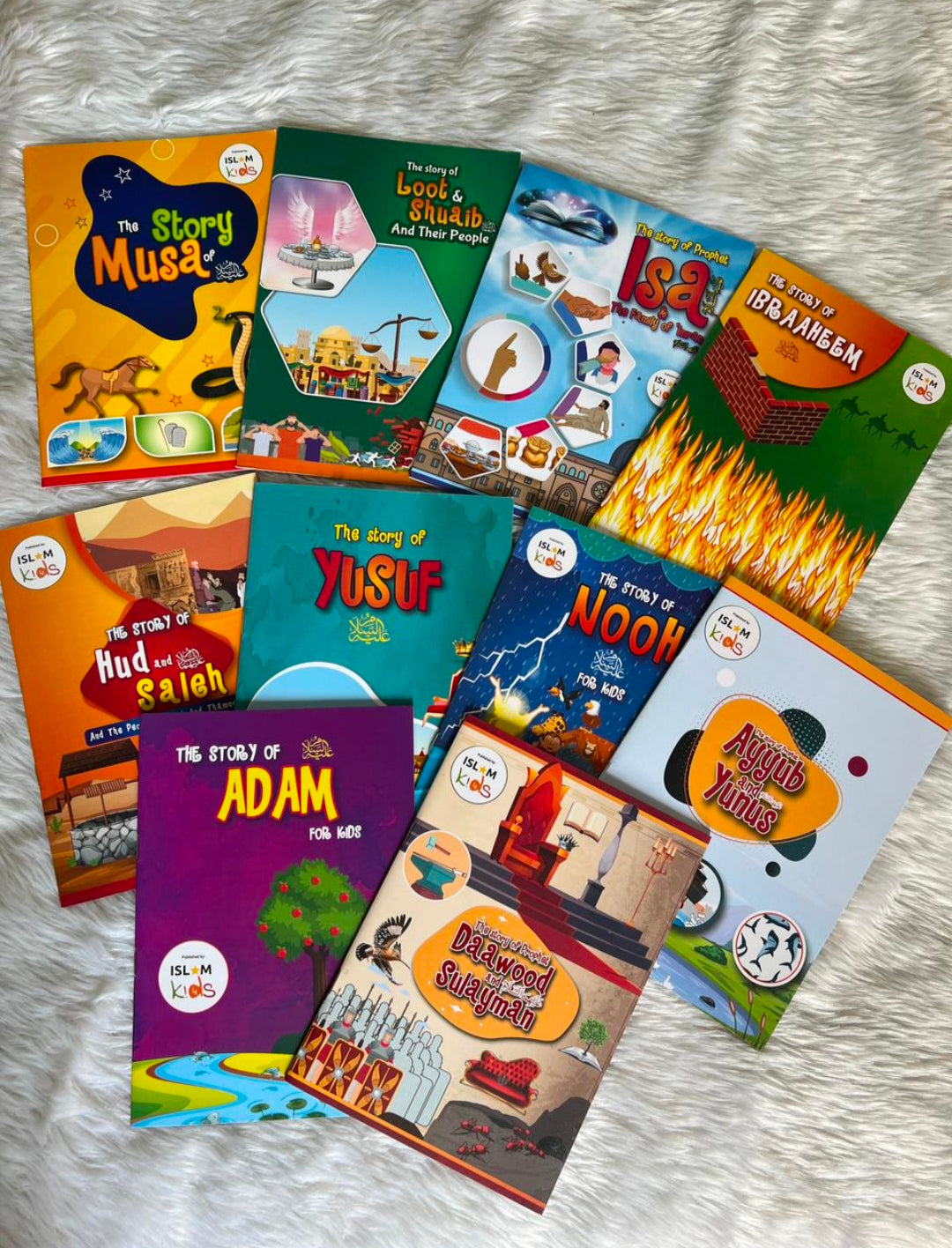 Prophets Sent By Allah The Stories Of The Prophets (Set Of 10 Story Books )- English Language