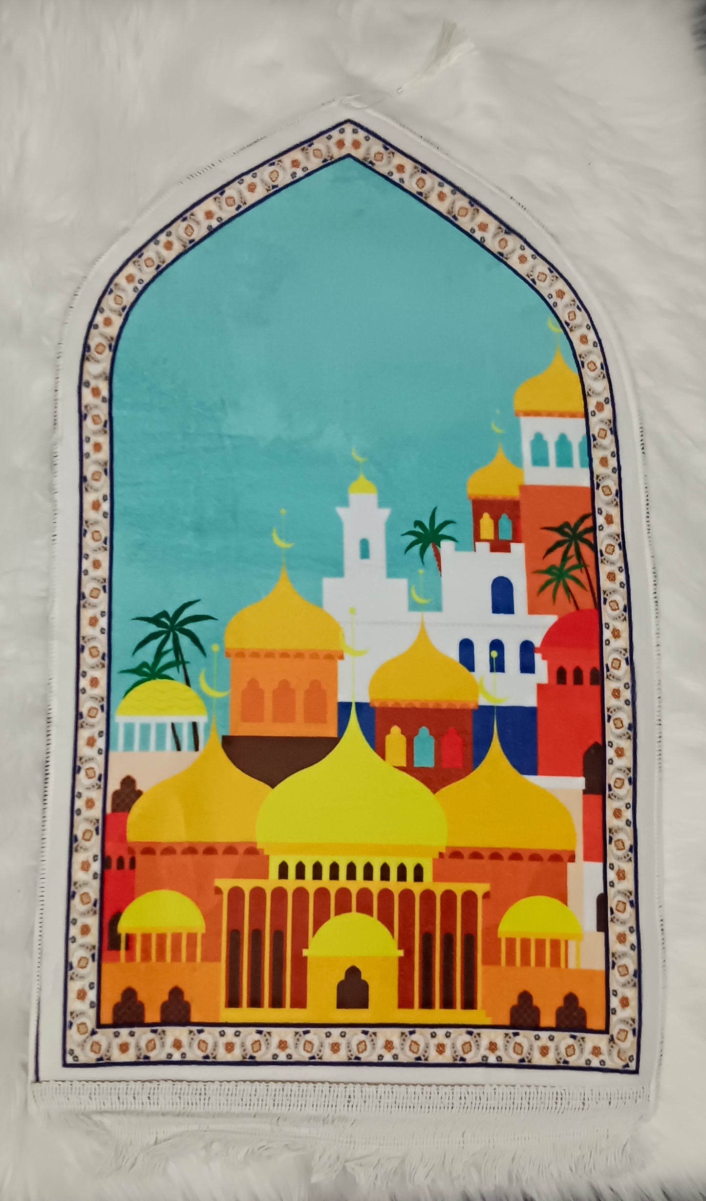Kids Prayer Mat | Velvet Janamaz | Kids Janamaz