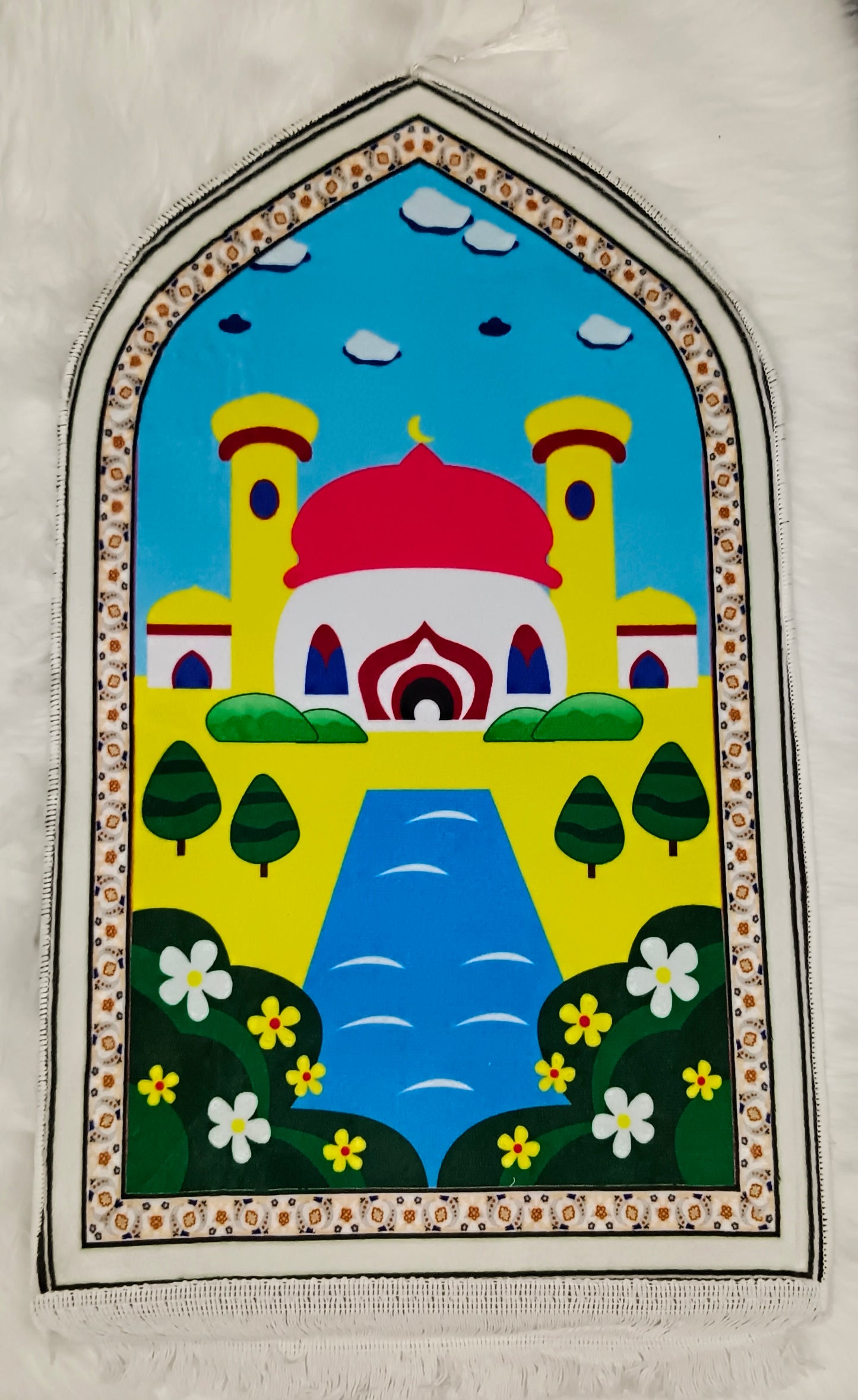 Kids Prayer Mat | Velvet Janamaz | Kids Janamaz