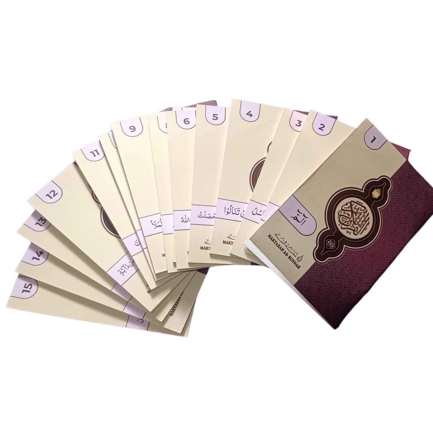 30 Para Set   (30 separate paras) of the Holy Quran – Two Color