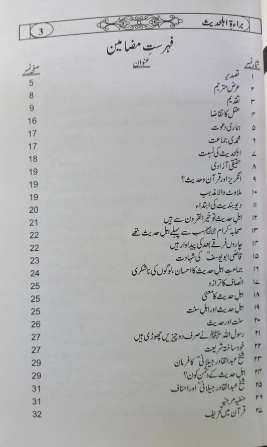 Baarat-E-Ahle-Hadees