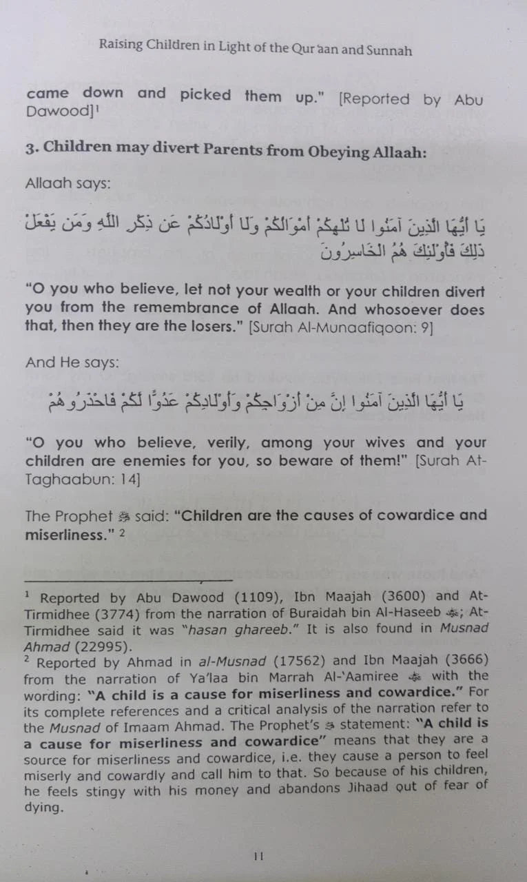Raising Children In Light Of The Quran & Sunnah