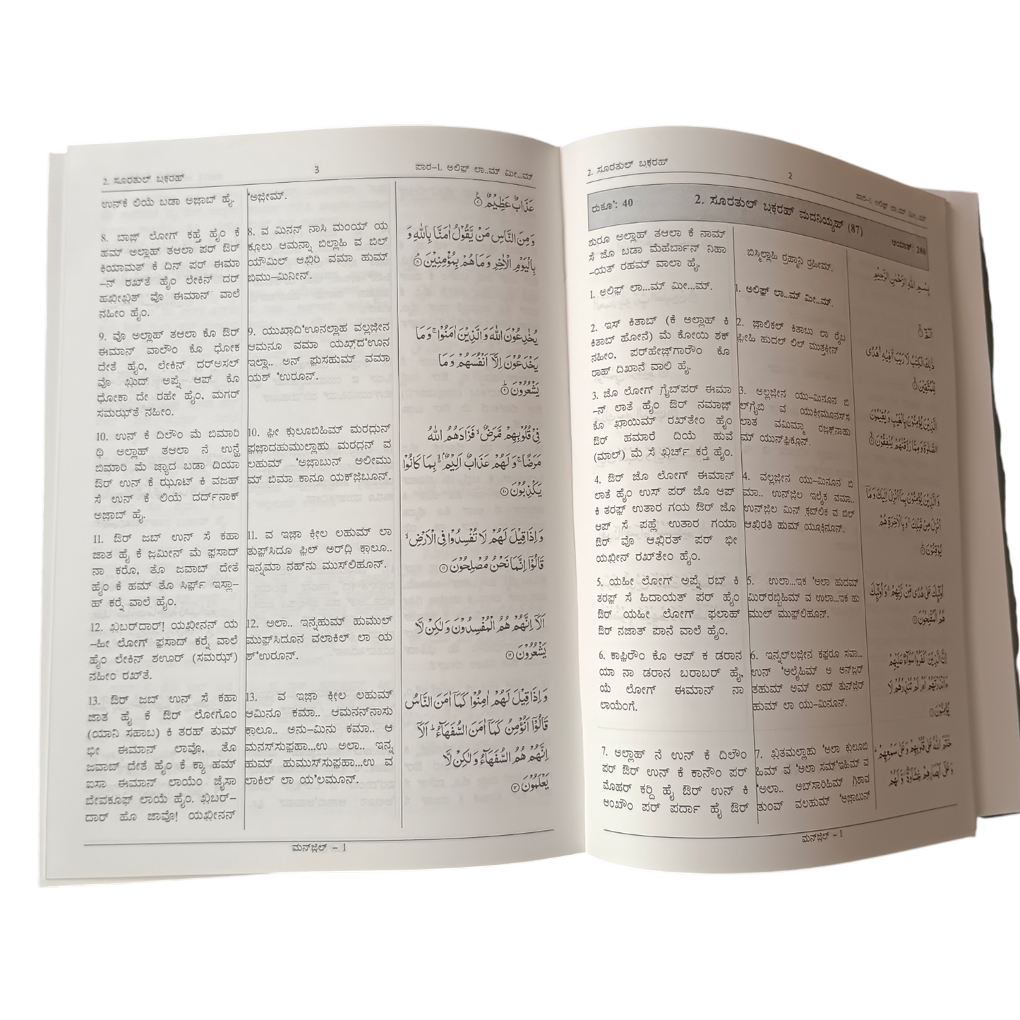 Qurane-E-Kareem (Urdu Translation In Roman Kannada)