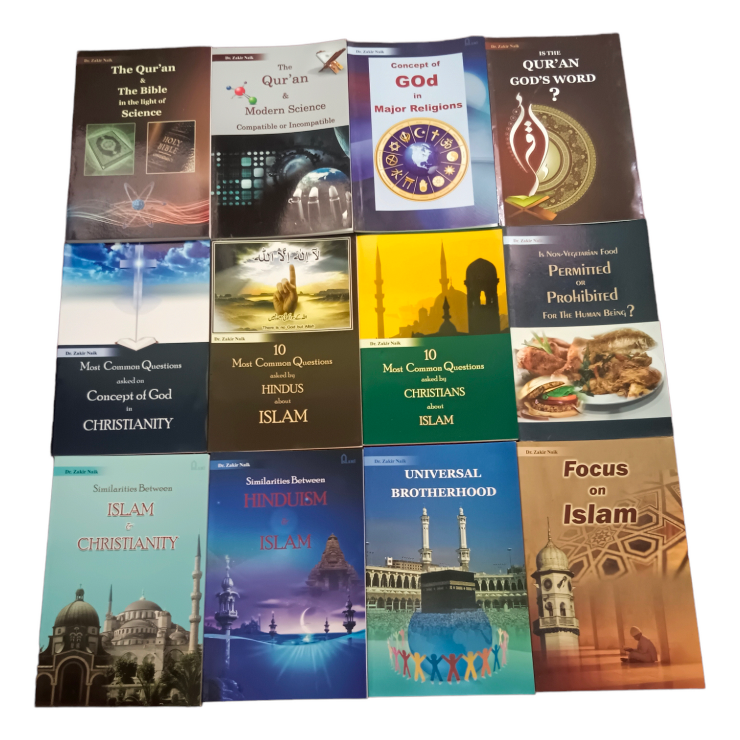 Dr Zakir Naik complete 10 book set in English