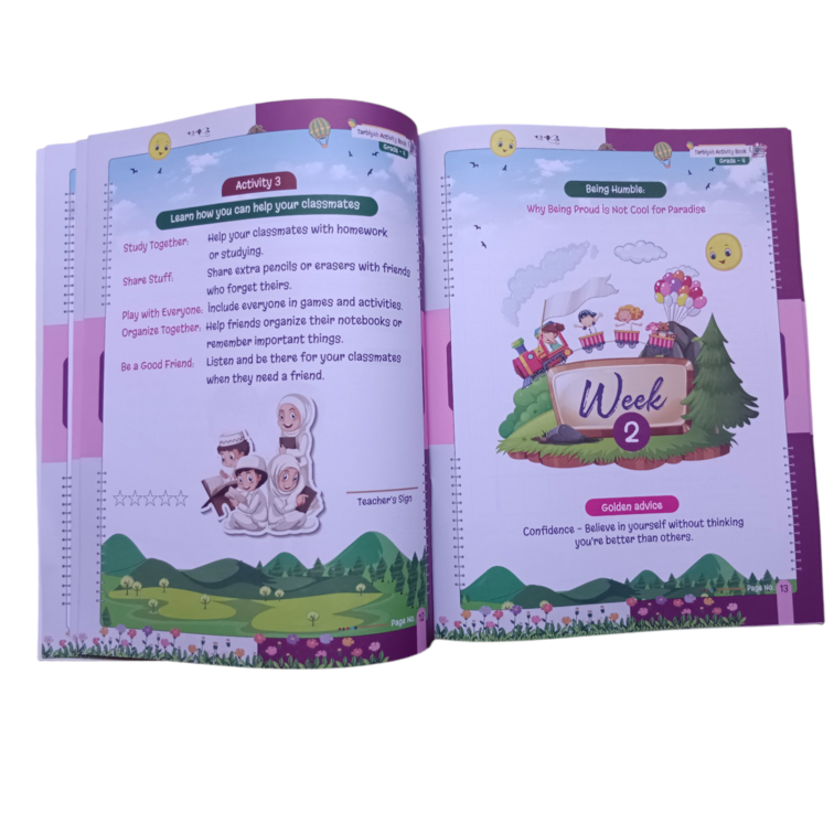 Tarbiyah Activity Book For Students By Shaikh Nooruddin Umeri | G-4