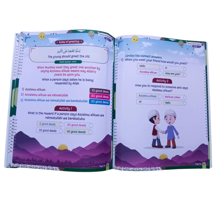 Tarbiyah Activity Book For Students By Shaikh Nooruddin Umeri | G-2