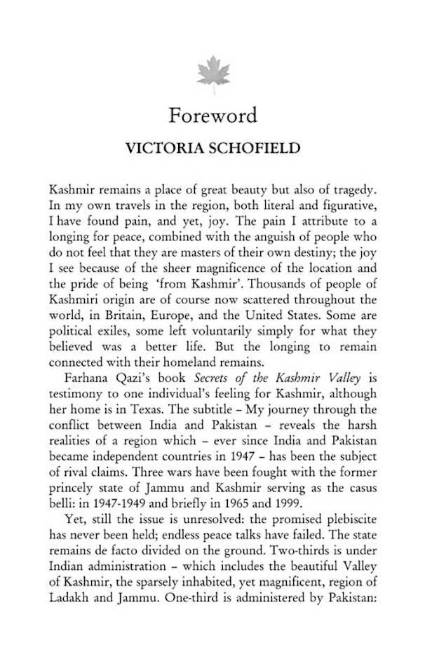 Secrets of the Kashmir Valley: My journey through the conflict between India and Pakistan (PB) by: Farhana Qazi