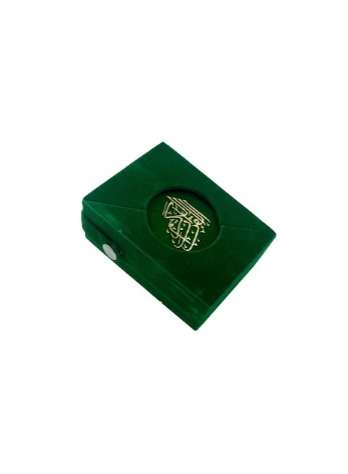 Velvet Mini Qur’an with golden brass cutout and fancy box