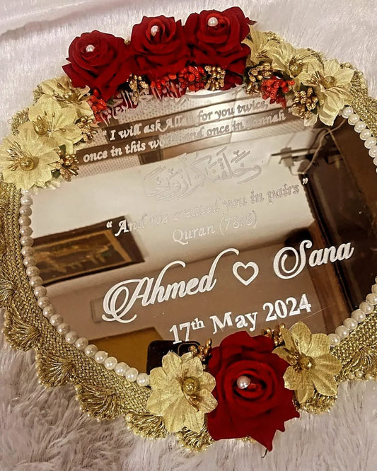 Nikah Mirror ( Customised Muh dikhai Mirror)