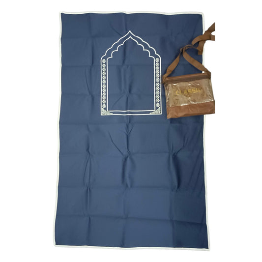 Portable Travel Rectangular Prayer Mat Safari Janamaz | Travel Janamaz