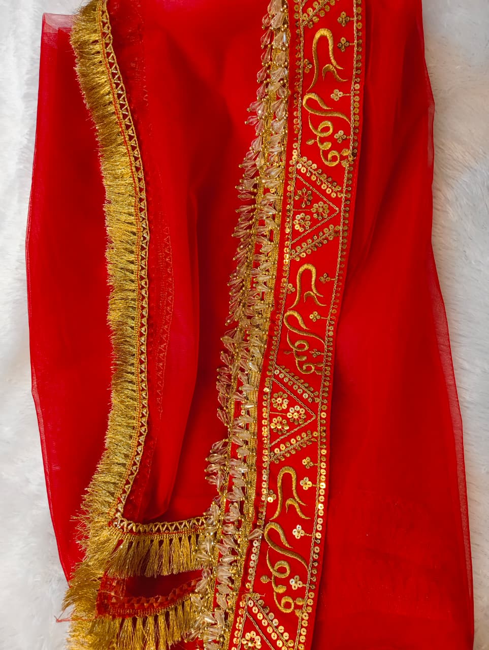 Customised Bridal Dupatta! with Name | Wedding Special | Dulhan Dupatta