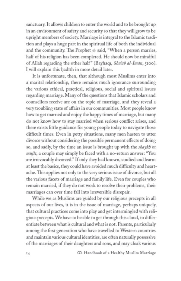 Handbook of a Healthy Muslim Marriage – Unlocking the Secrets to Ultimate Bliss (PB) | authentic print.