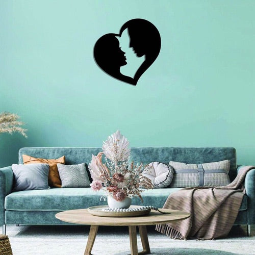 Heart Shape Metal Art