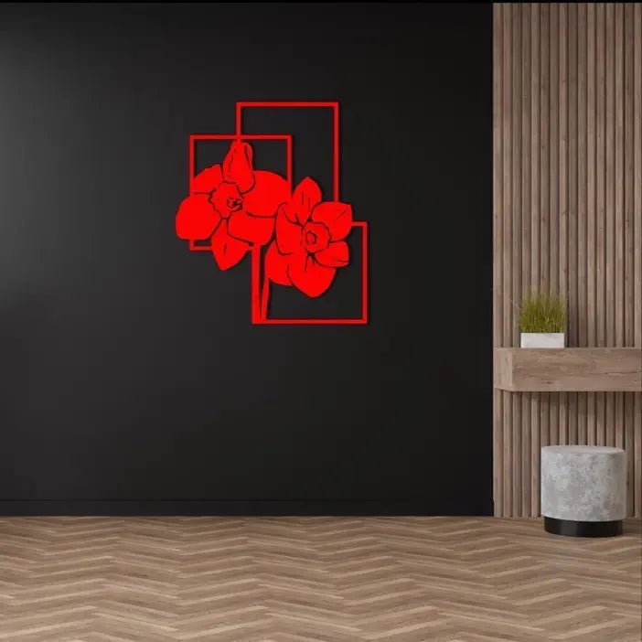 Floral Metal Wall Art