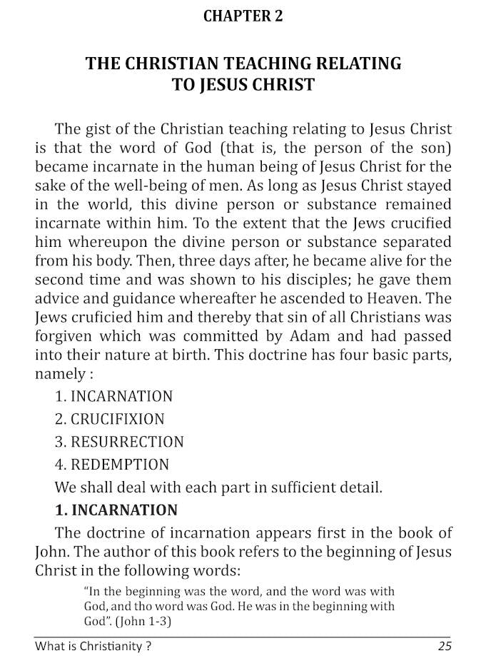 What is Christianity? by: Mufti Muhammad Taqi Usmani