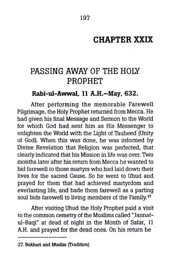 Brief Life of The Blessed Prophet by: Sayyid Sulaiman Nadvi